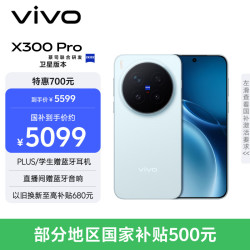vivo X300 Pro 卫星通信版 5G手机 12GB+512GB 自在蓝