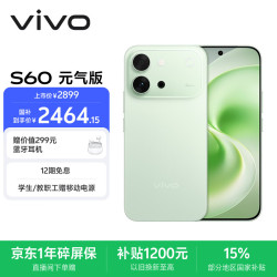 vivo S60 元气版  湿手秒开超声波指纹2.0 初夏绿 8GB+256GB 5G手机