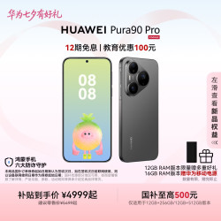 华为 Pura 90 Pro 手机 12GB+256GB 桑果黑