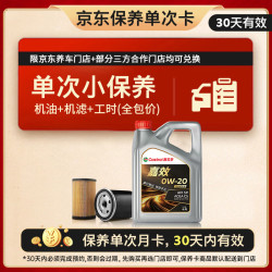 嘉实多 机油保养单次卡 嘉效全合成 0W-20 SP/C5 4L 30天可用