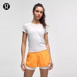 lululemon 丨Swiftly Tech 女士运动短袖 T 恤 2.0 *Race LW3FQHS 石板灰/白 S /6