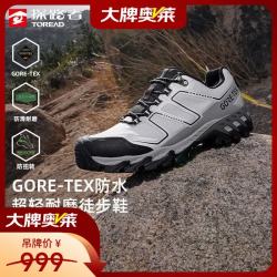 探路者 TFAABO81726 GORE-TEX防水 山影灰 45码 徒步鞋