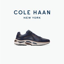 COLE HAAN 男士老爹鞋 牛皮革休闲运动鞋