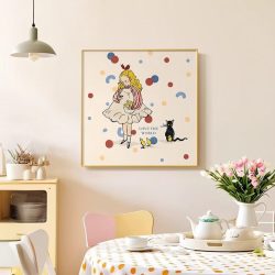 卡通小熊装饰画儿童房卧室挂画