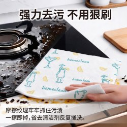 爱思乐懒人抹布一次性无纺布加厚不掉毛干湿两用清洁巾厨房洗碗布