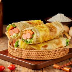 天海藏 早餐半成品 鸡蛋灌饼800g*1袋