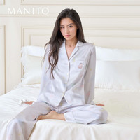 MANITO Starry Whisper 桑蚕丝 繁星紫 S 女士睡衣套装