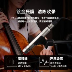 爱克创 T01A现场舞台专业电容麦克风管弦录音话筒演出乐器
