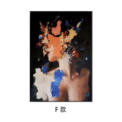 轻奢抽象美人装饰画
