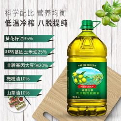 醇U工坊 橄榄山茶食用植物调和油5l