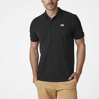 HELLY HANSEN 男子 Transat Polo衫,黑色,XL码