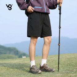 VUUG 薄款运动休闲百搭五分裤夏季男透气短裤纯色宽松舒适凉爽裤子