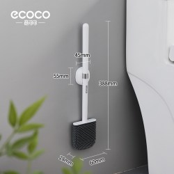 意可可 马桶刷家用无死角壁挂式蹲坑神器套装卫生间硅胶刷厕所刷子
