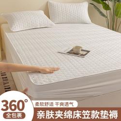 安睡宝 夹绵床笠单件亲肤床罩床笠单人家用席梦思防滑防尘隔脏保护罩
