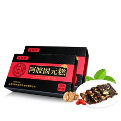 贵胶堂 山东东  阿红枣黑芝麻核桃阿胶固元糕   独立包装