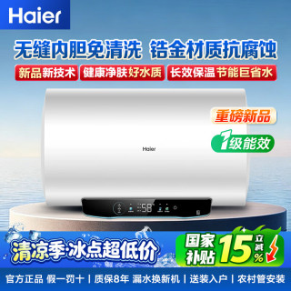 海尔 电热水器3300W速热60L 镁棒免更换内胆免清洗 EC6001-PFD3U1