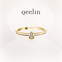 Qeelin Wulu18系列 ZT105 女士葫芦18K金钻石戒指