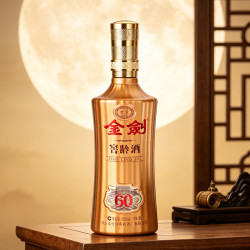 剑南春 金剑窖龄60浓香型白酒38度500ml 2 38度 500mL 6瓶 整箱装