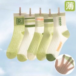 乔逗 儿童袜子男童夏季薄款网眼透气女童学生运动袜中筒棉袜花边