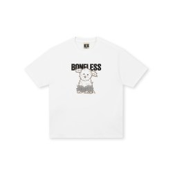BONELESS 牧羊犬毛绒贴布绣短袖夏季凉感速干宽松情侣街头潮牌T恤