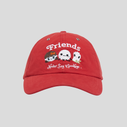GOODBAI GOODEES ‘friends'刺绣弯檐棒球帽