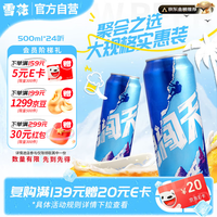 雪花 啤酒勇闯天涯 500ml*24听 清爽经典