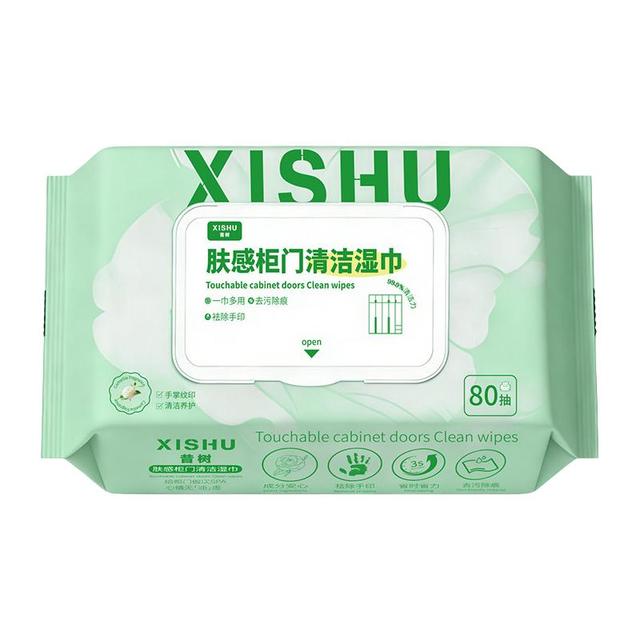 昔树 柜门清洁湿巾 去手印 多功能清洁剂