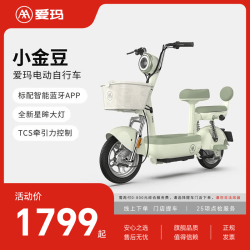 爱玛 小金豆 48V铅酸电池 新国标电动自行车