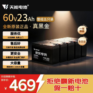 天能 60V23Ah电动车铅酸电池大容量电瓶天能免费上门安装