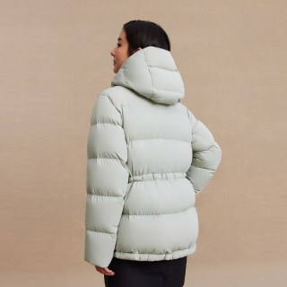 波司登 新款羽绒服女短款  优乐卡其7E69