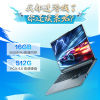 机械革命 蛟龙16Pro 潮玩版本 笔记本电脑RAJG 16G内存/512GB固态硬盘