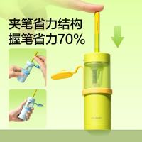 纽赛 小卷王手持式电动卷笔刀 省力小巧便携防尘学生削笔机卷笔器削笔刀 蓝NS075-1