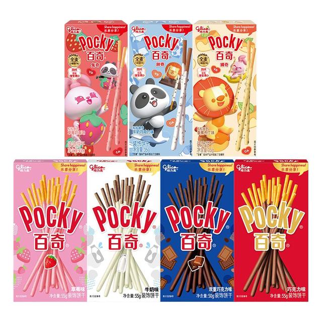 格力高 百奇系列 饼干大礼包 7包 组合装