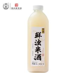 浙一家 鲜浊米酒1L 5度 微醺糯米酒甜酒米酿 湖州