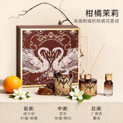 大英博物馆 天鹅香薰蜡烛香氛晶石礼盒乔迁新婚七夕送男女生日礼物