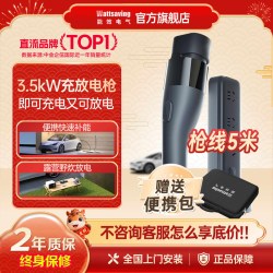 wattsaving 能效充电枪3.5kW新能源汽车充放电一体枪家用随车充C3