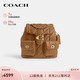 COACH 【TABBY 21】羊皮双肩包 棕色 CU076