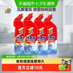 威王 洁厕灵除重垢洁厕500g*4厕所去污除臭剂