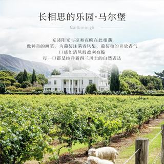 露颂 新西兰马尔堡长相思干白葡萄酒 750ml