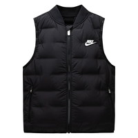 NIKE 儿童羽绒马甲 银灰色 160/80