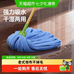 苏力达 老式拖把家用一拖净2026年商用吸水拖布毛巾布条墩布不掉毛地拖板