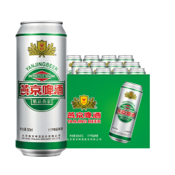 燕京啤酒 11°P 啤酒 500ml*12听