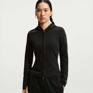 NIKE 滔搏丨NIKE耐克女子修身长袖开襟上衣健身训练夹克外套IM8380-010