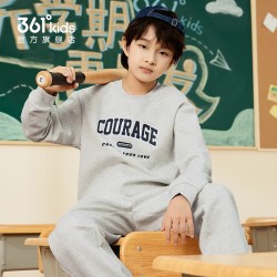 361° 361度童装男童套装青少年2026年秋新款儿童衣服女童卫衣长裤运动