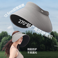 今日必买：蕉下 蛋卷帽 女 黑胶空顶防晒帽
