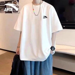 安踏 纯棉宽松短袖T恤