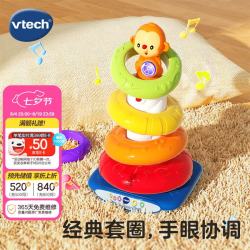 vtech 小猴彩虹圈 叠叠乐