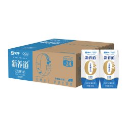 新养道 蒙牛 新养道无乳糖牛奶 全脂 200ml*24包