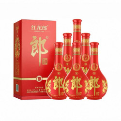 郎酒 红花郎(10)酱香型白酒53度500ml*6瓶