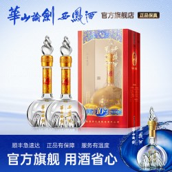 西凤酒 华山论剑 10年 45度 凤香型白酒 500ml*2